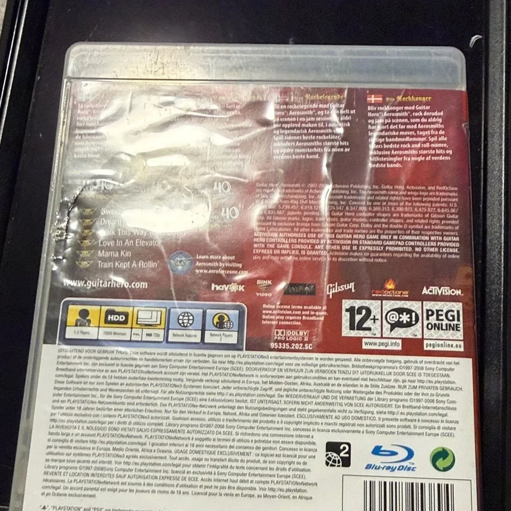 Guitar Hero game guitar